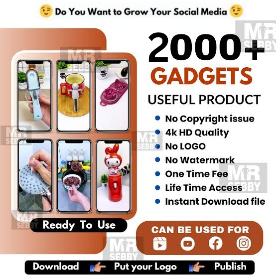 2000+ Viral Gadget Videos for Reels, Shorts & Ads!