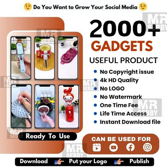 2000+ Viral Gadget Videos for Reels, Shorts & Ads!